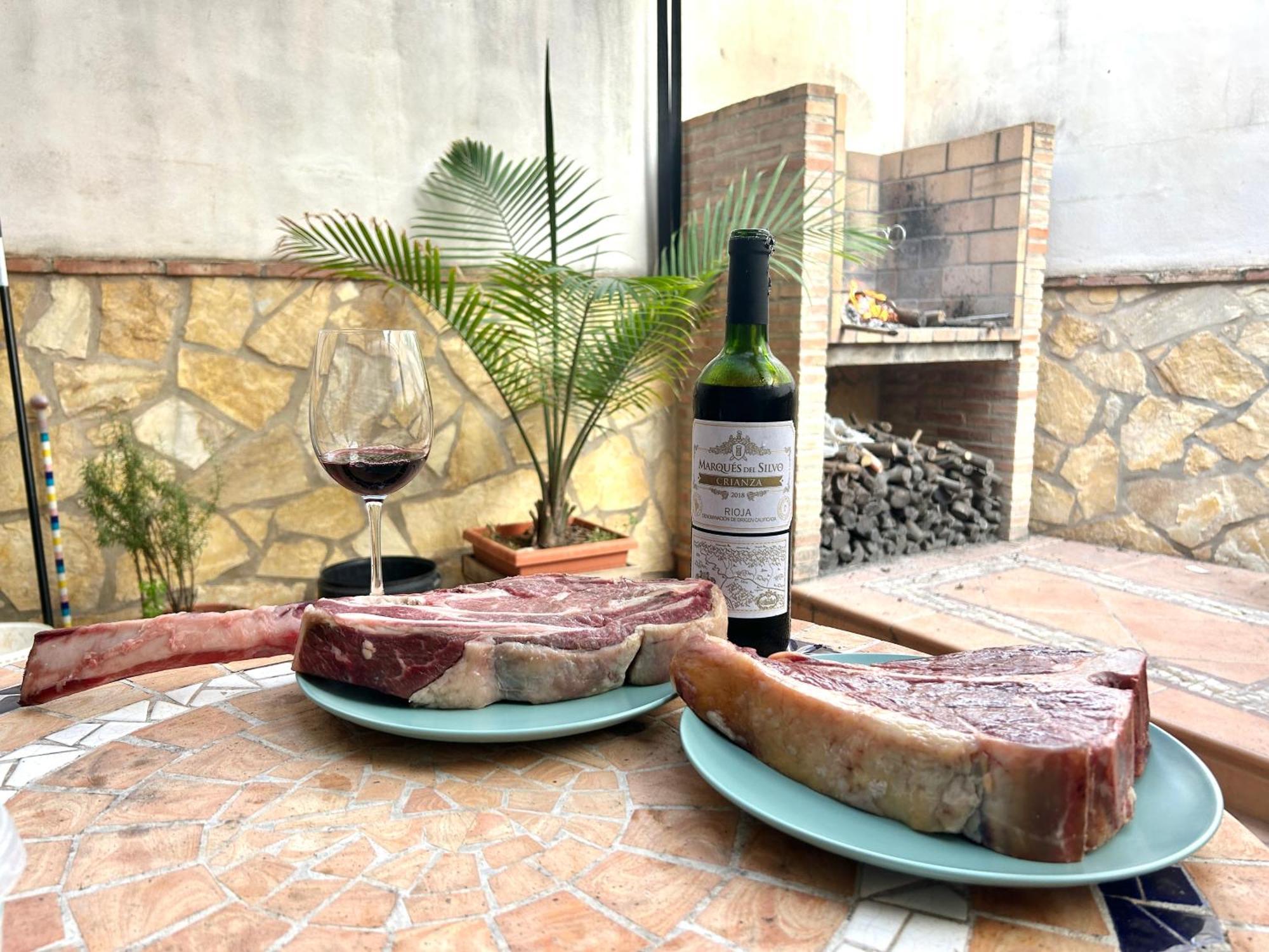 Casa Con Jacuzzi Y Piscina Con Vistas Al Castillo Corbera de Alcira Zewnętrze zdjęcie