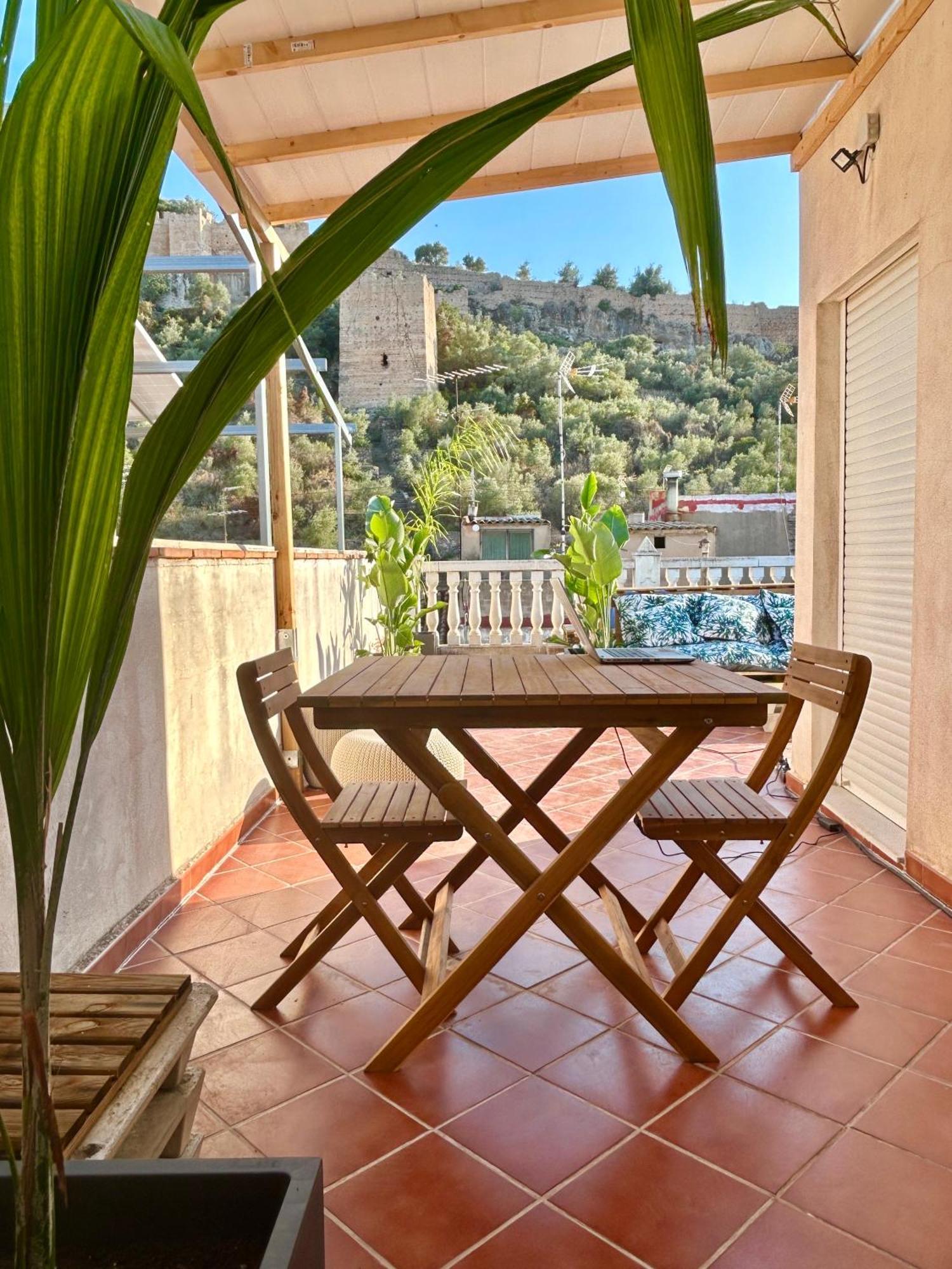 Casa Con Jacuzzi Y Piscina Con Vistas Al Castillo Corbera de Alcira Zewnętrze zdjęcie
